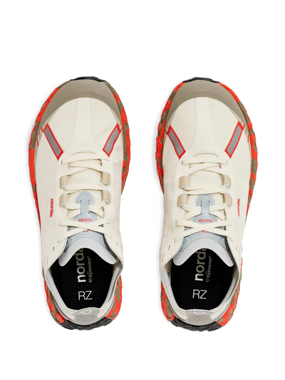 norda Sneakers met colourblocking Beige