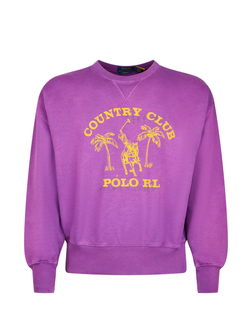Polo Ralph Lauren graphic-print sweatshirt - Viola