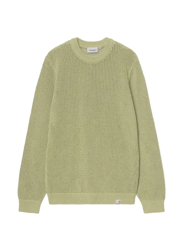 Carhartt WIP Stockton クルーネック オープンニットセーター 