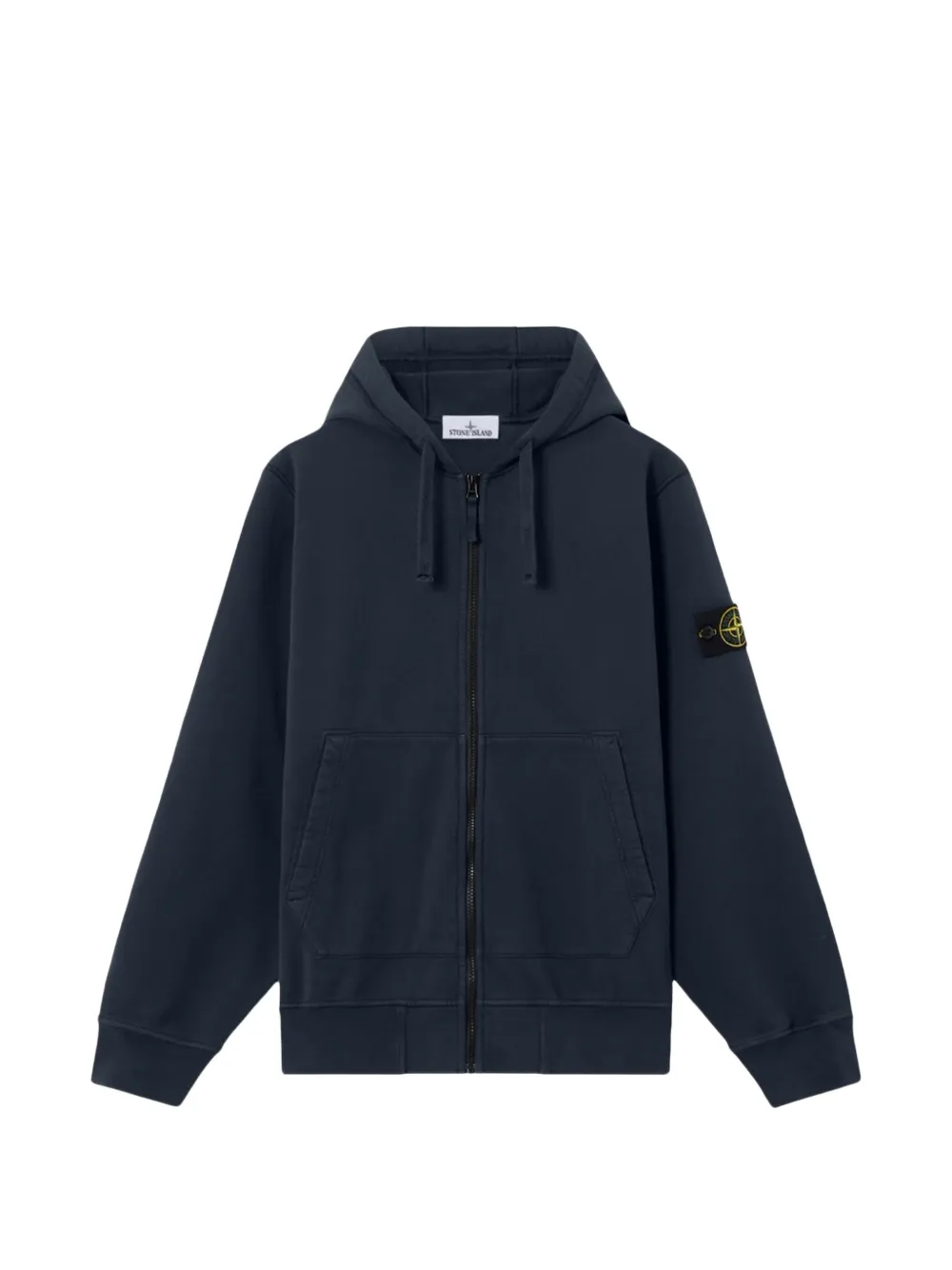 Stone Island 후드 집업 | 블루