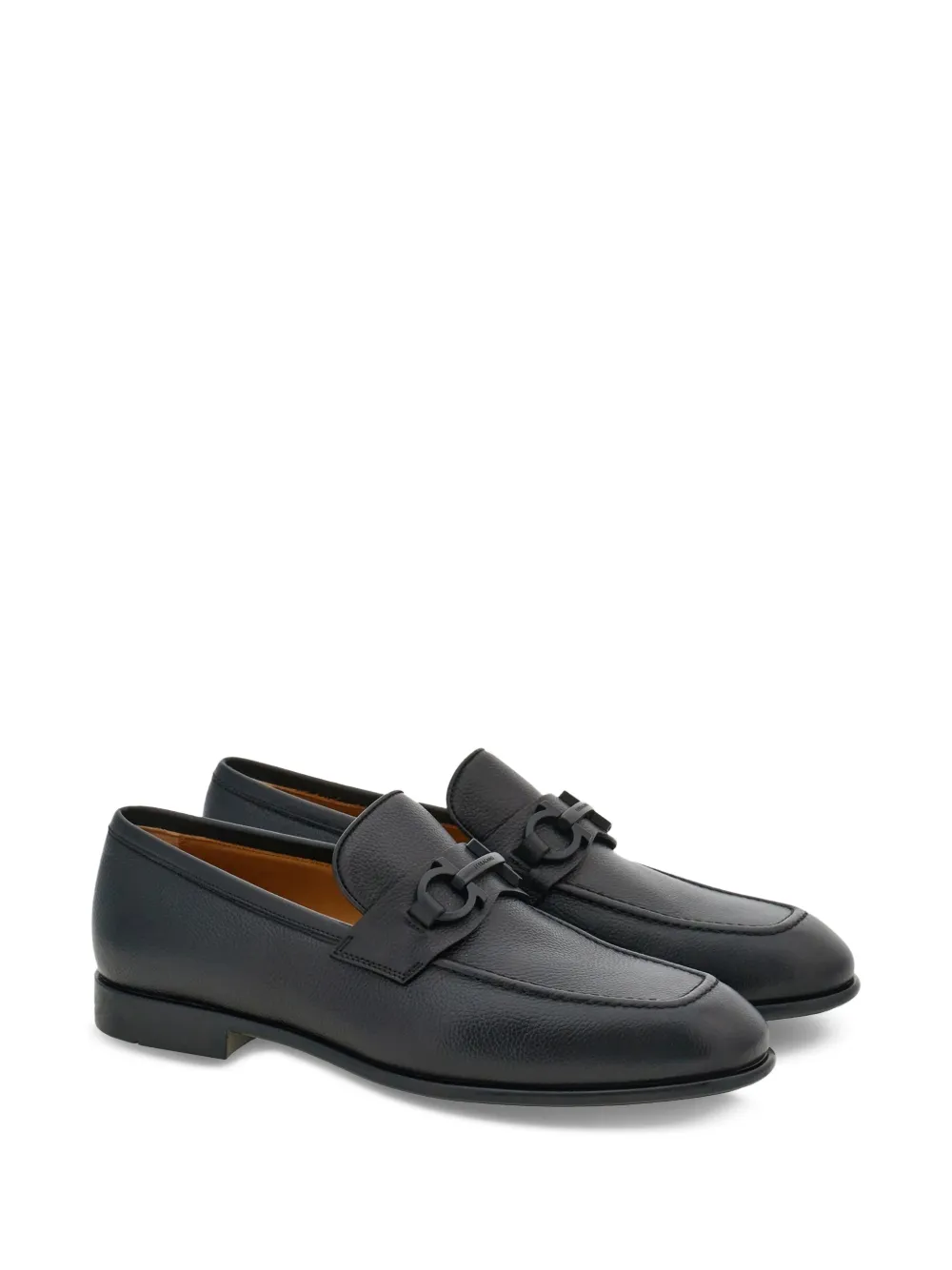 Ferragamo Loafers met ronde neus Zwart