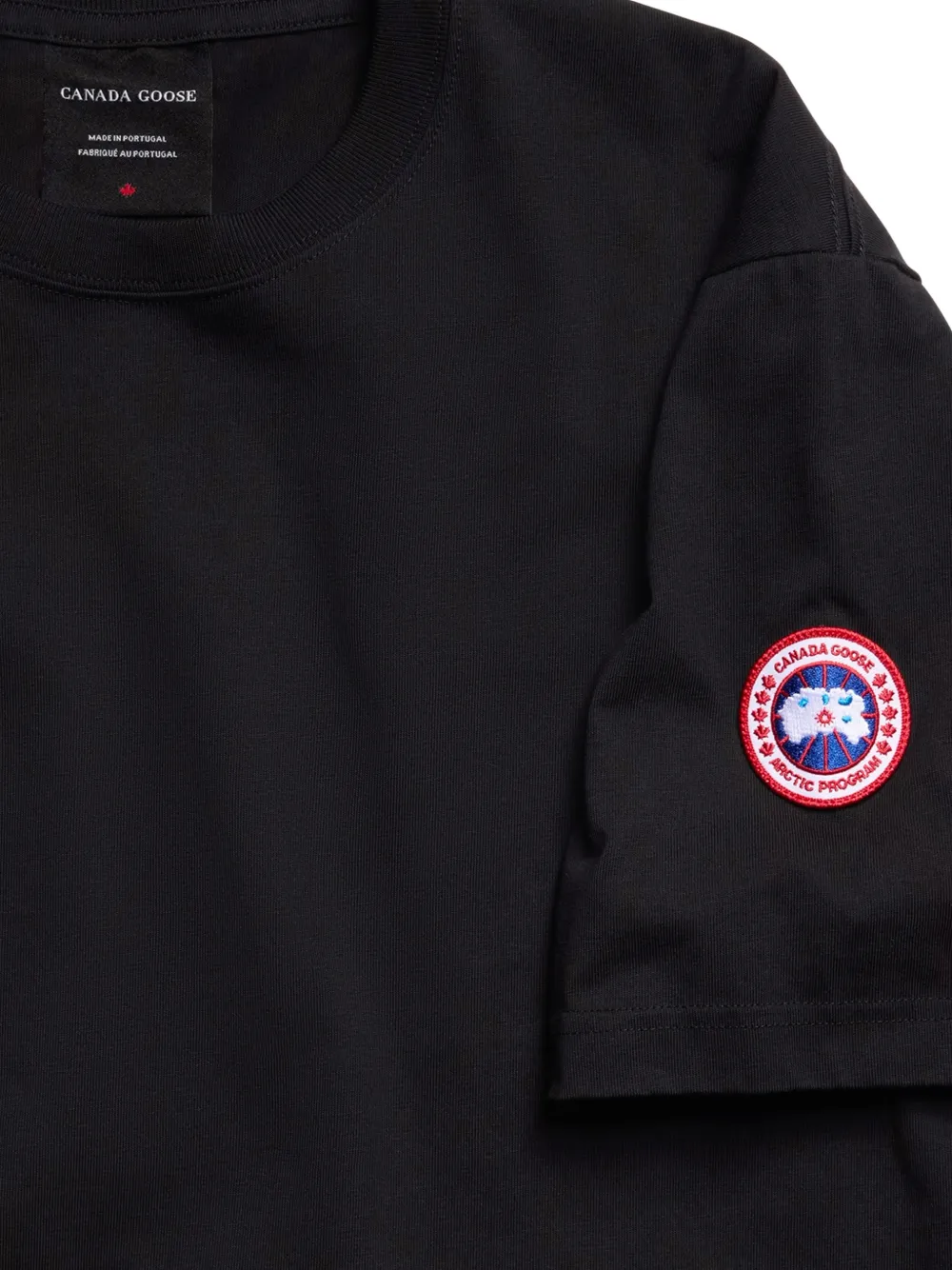 Canada Goose Novo T-shirt met logopatch Zwart