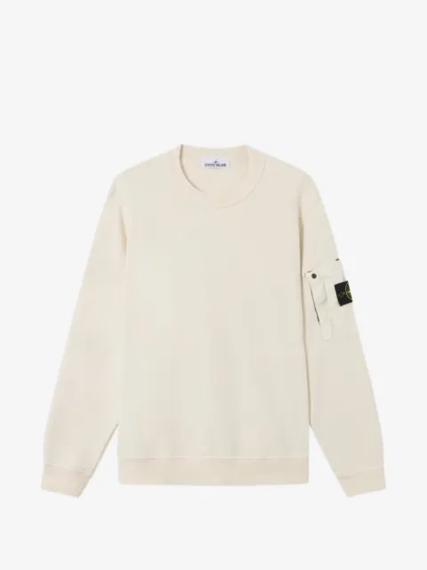 Stone Island suéter con parche Compass