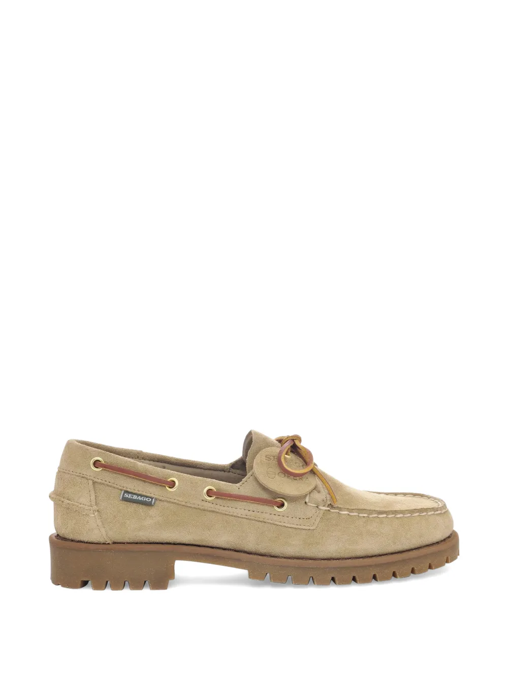 Sebago Ranger suede lug-sole boat shoes | Neutrals | Image 1
