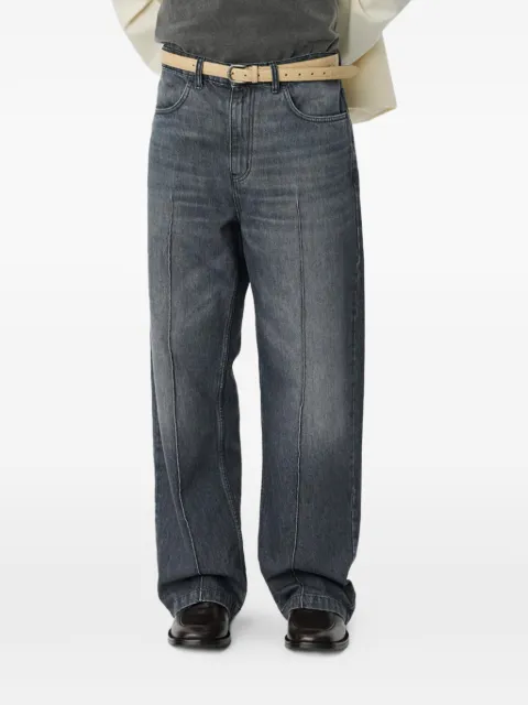 mfpen Ceremony stonewashed centre-seam trousers