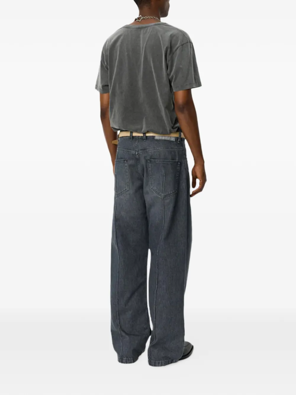 mfpen Ceremony stonewashed centre-seam trousers | Relaxed-Fit Jeans