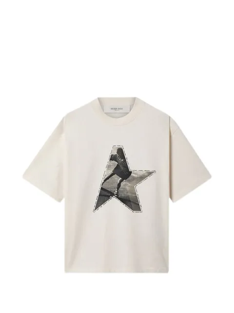 Golden Goose playera con estrellas estampadas