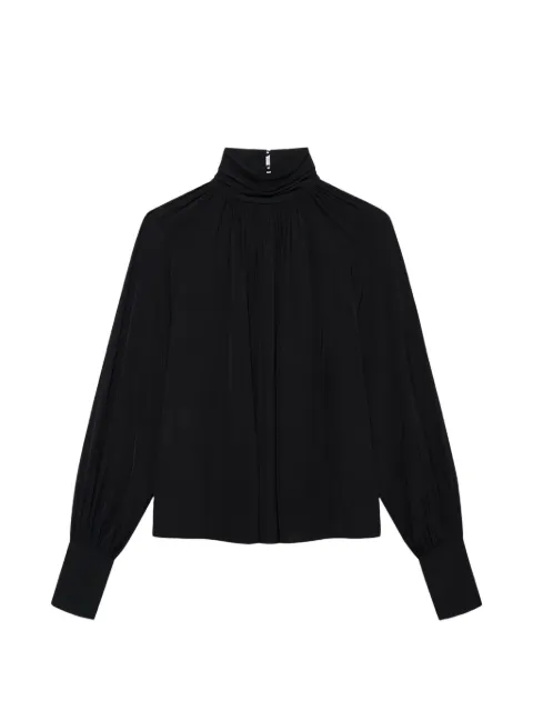 ANINE BING blouse à design drapé