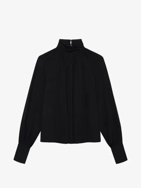 ANINE BING blusa drapeada