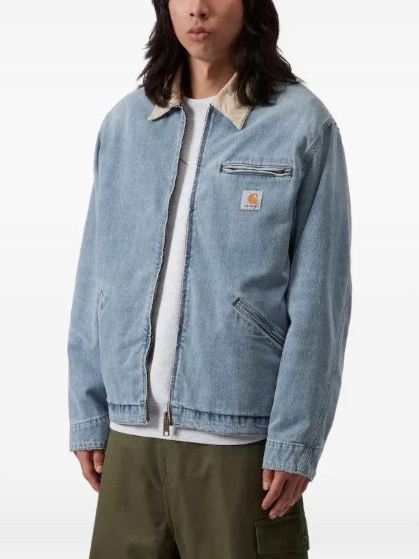 Carhartt ライトブルーデニムジャケット Carhartt WIP OG Detroit デニムジャケット | ブルー | FARFETCH JP
