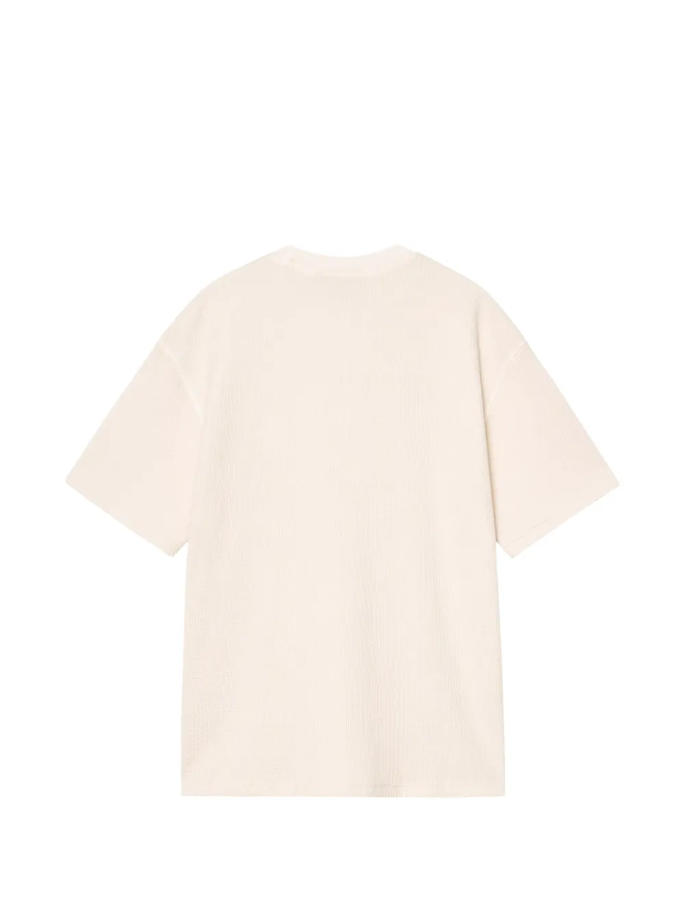 Carhartt WIP Nelson Waffle poloshirt met korte mouwen Beige