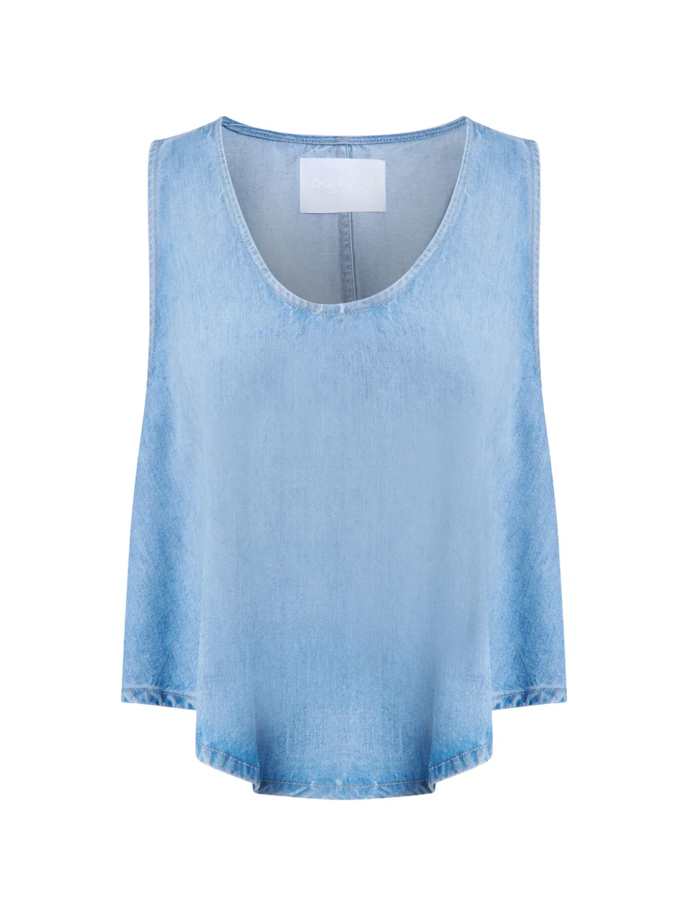 DONDUP Top con scollo a U - Blu