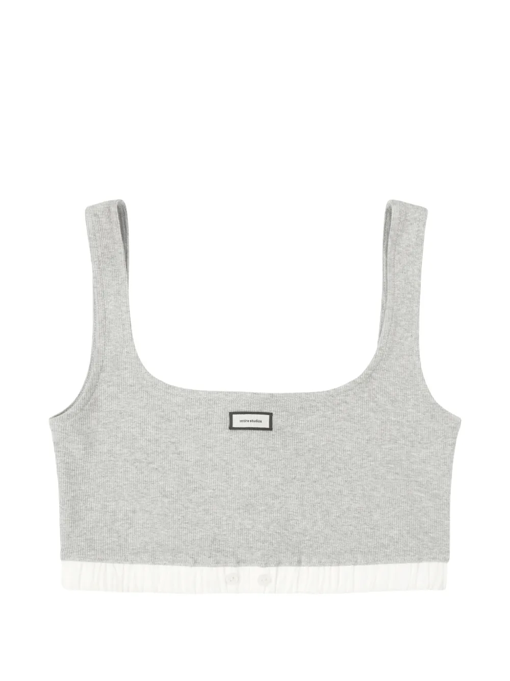 ENTIRE STUDIOS Reggiseno a coste - Grigio