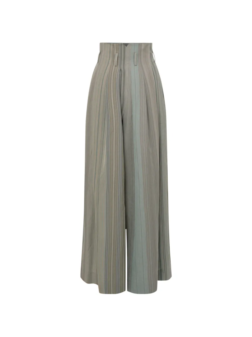 Vivienne Westwood Bag striped trousers - Verde