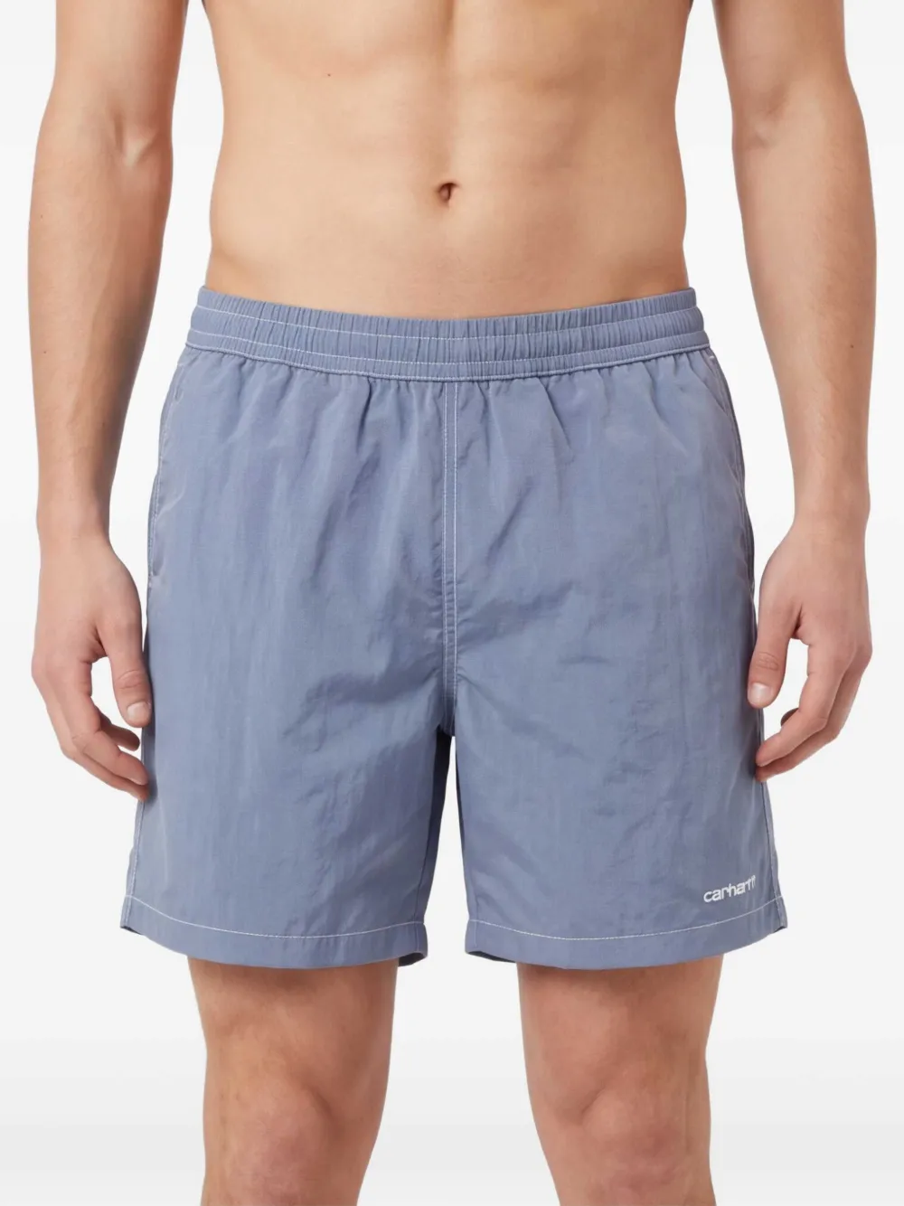 Carhartt WIP Zwembroek met geborduurd logo Blauw