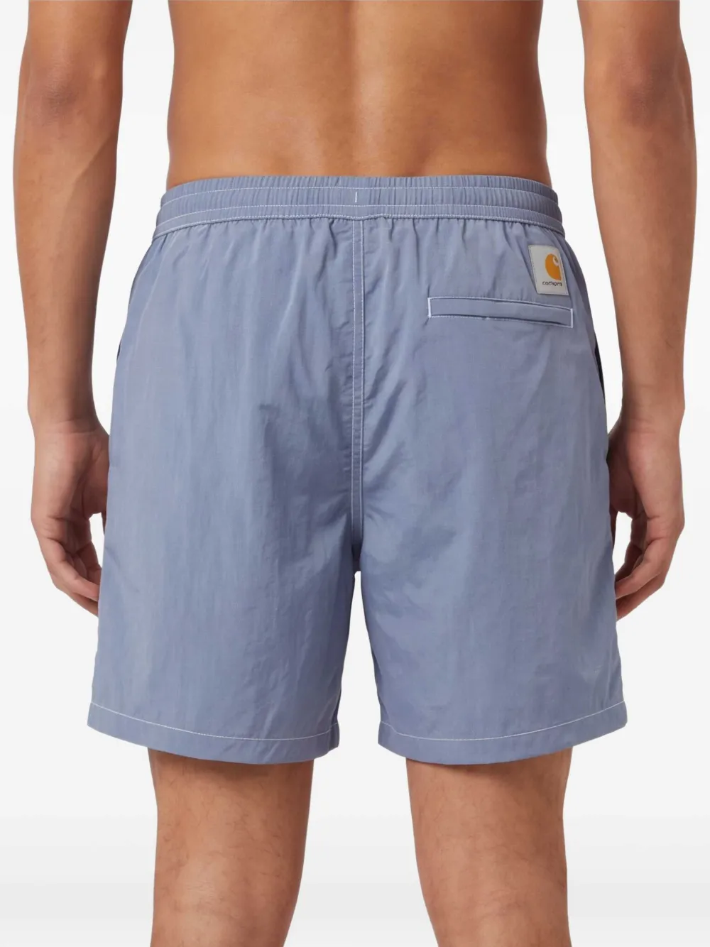 Carhartt WIP Zwembroek met geborduurd logo Blauw