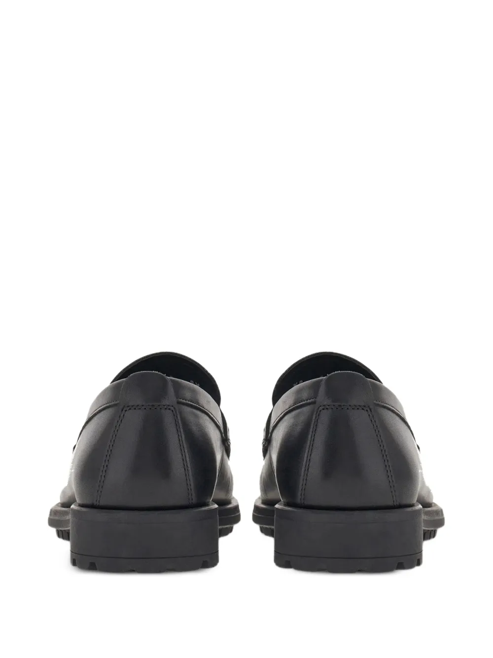 Ferragamo Loafers met gancini-detail Zwart