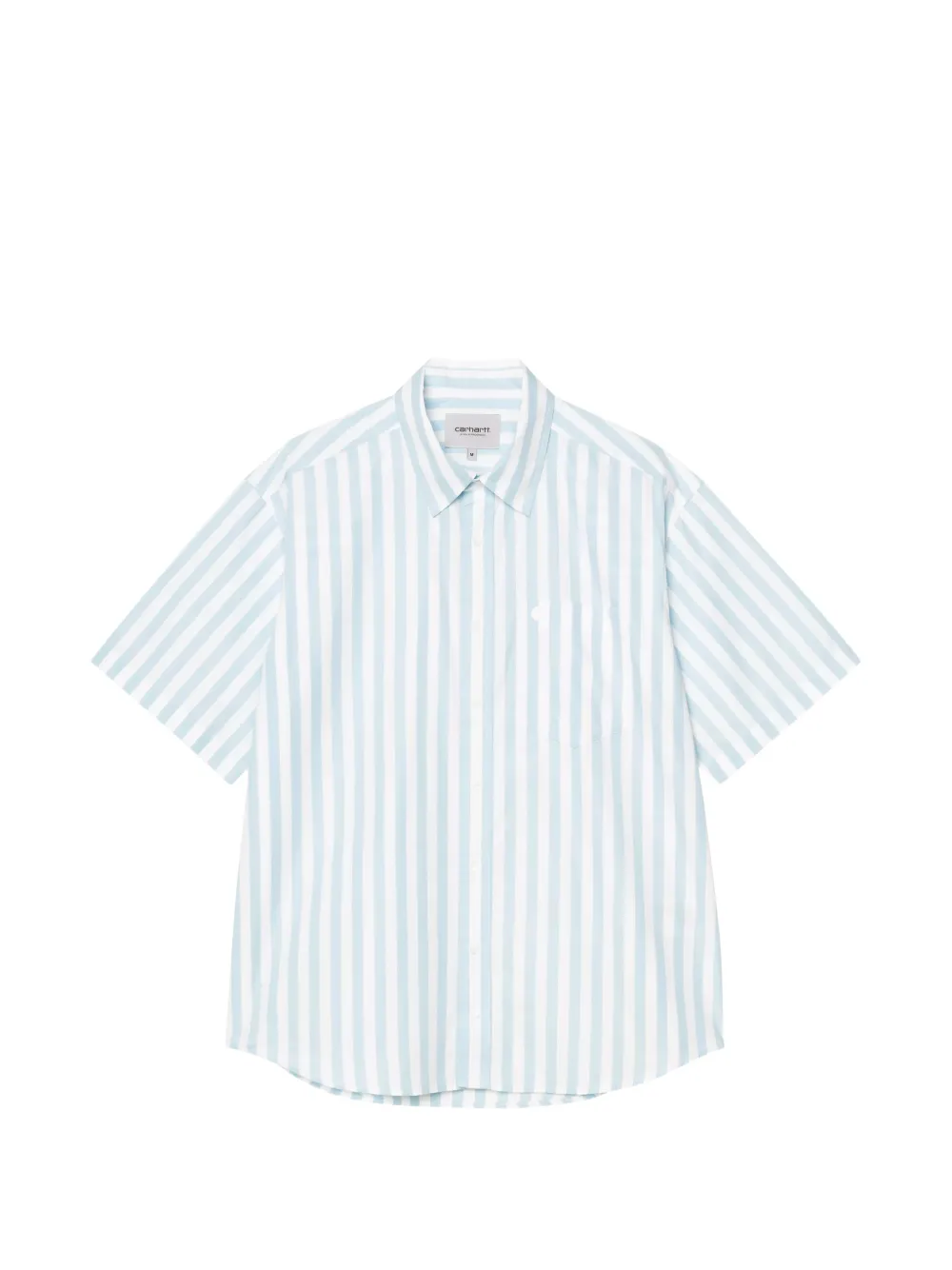 Carhartt WIP S/S Royce striped pocket shirt - Blu
