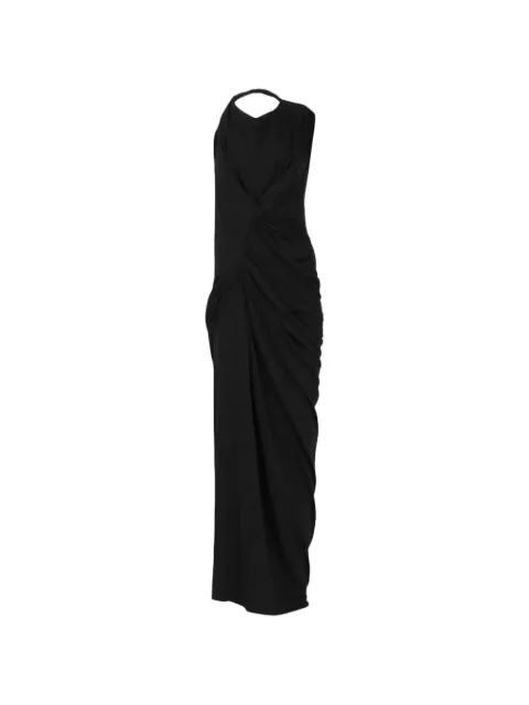 ENTIRE STUDIOS 오클린 드레이프 홀터 넥 드레스