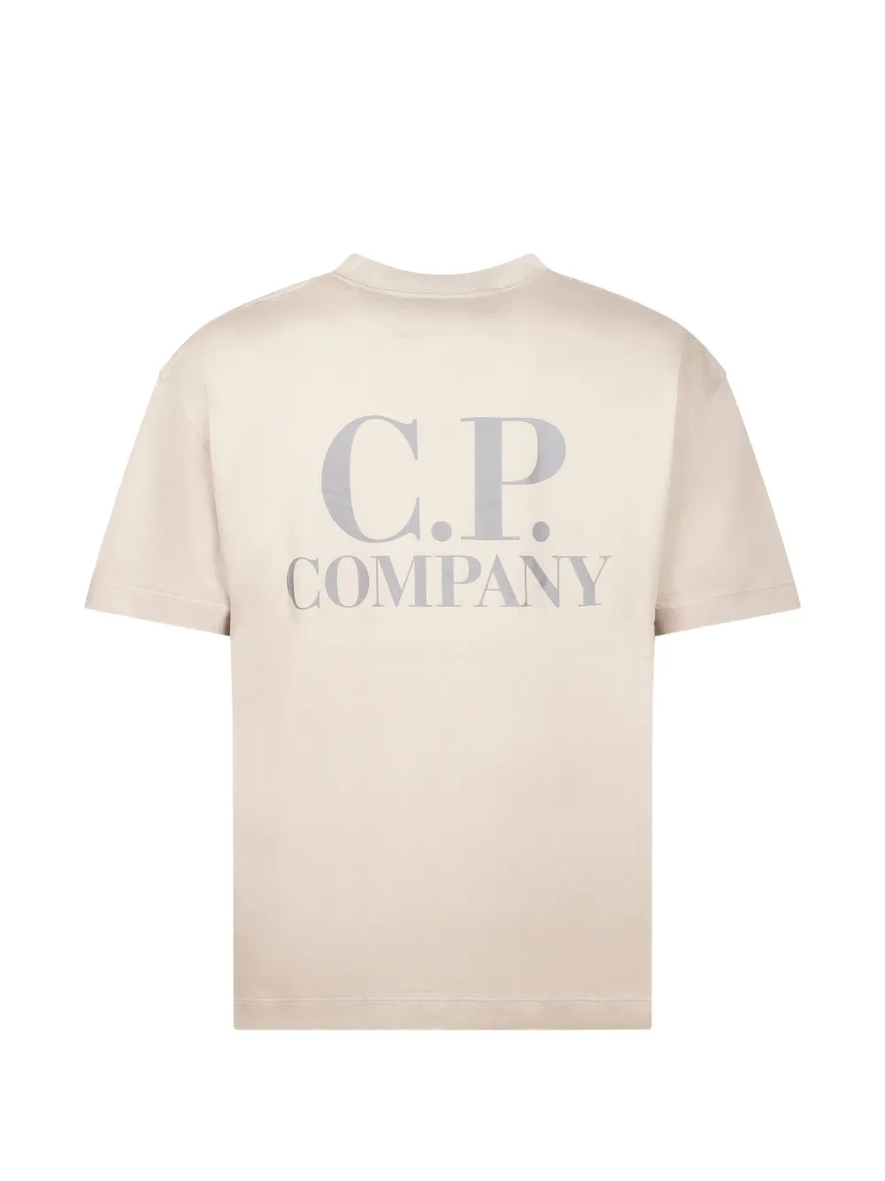 C.P. Company T-shirt met logoprint Beige