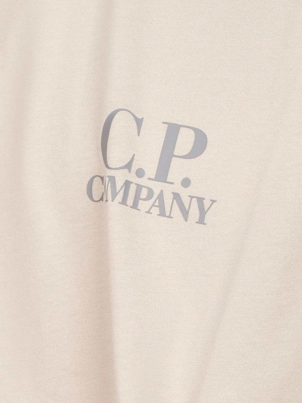 C.P. Company T-shirt met logoprint Beige