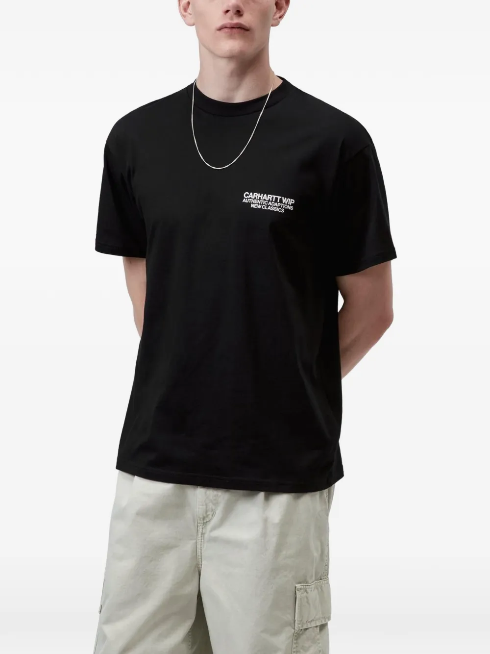 Carhartt WIP S S Sean Hamilton 03 T-shirt met print Zwart