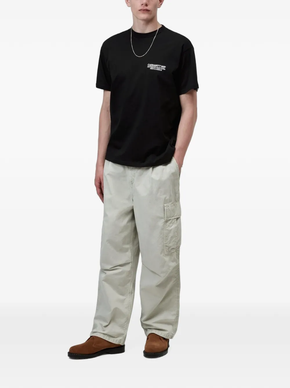Carhartt WIP S S Sean Hamilton 03 T-shirt met print Zwart