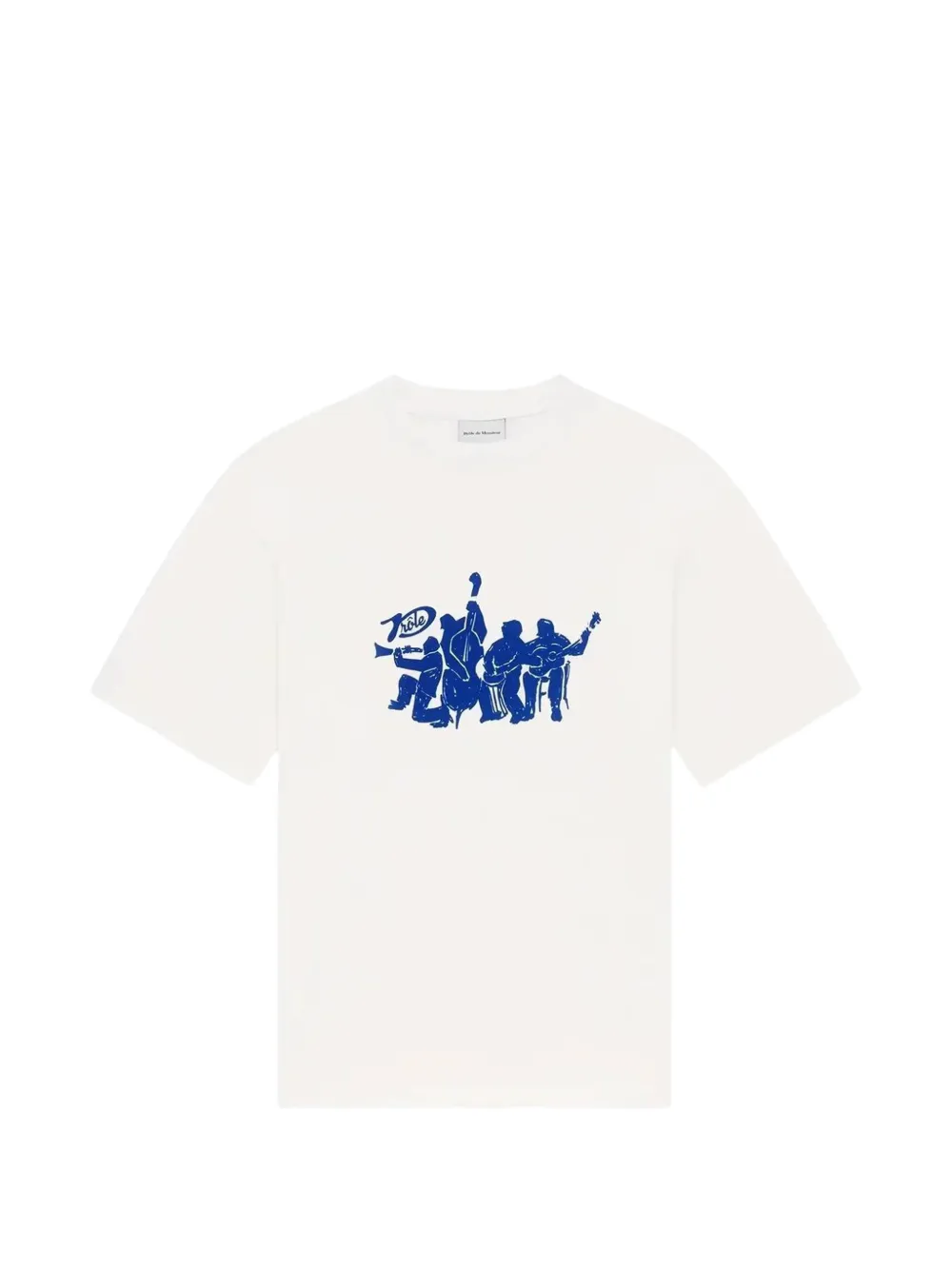 Drôle De Monsieur T-shirt con stampa - Bianco