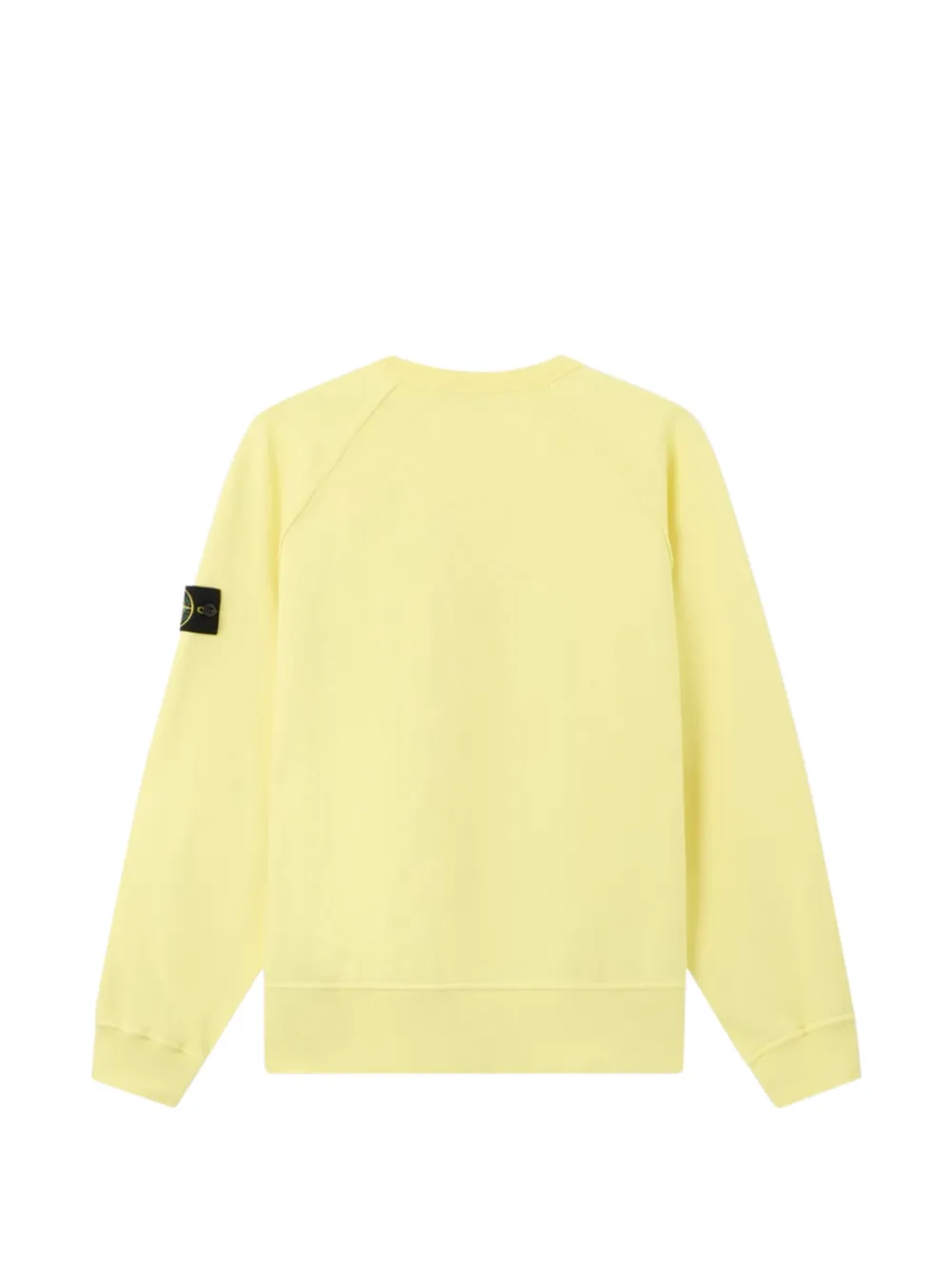 Stone Island Trui met logopatch en raglan mouwen Geel
