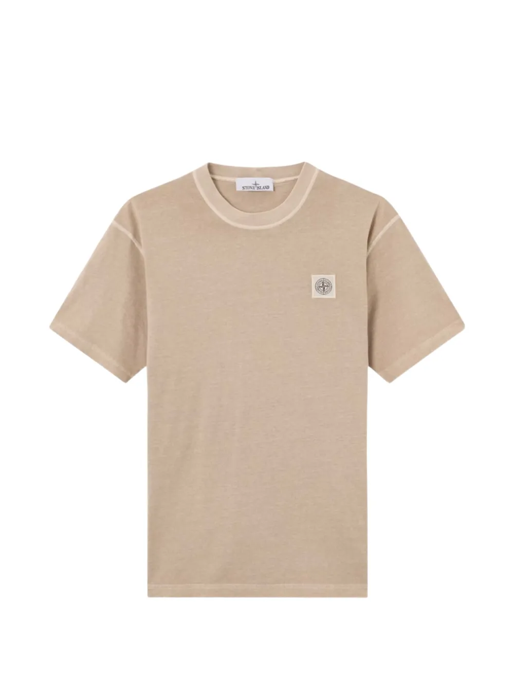 Stone Island logo-patch T-shirt - Toni neutri