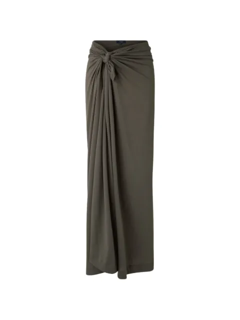 Soeur knot draped asymmetric skirt