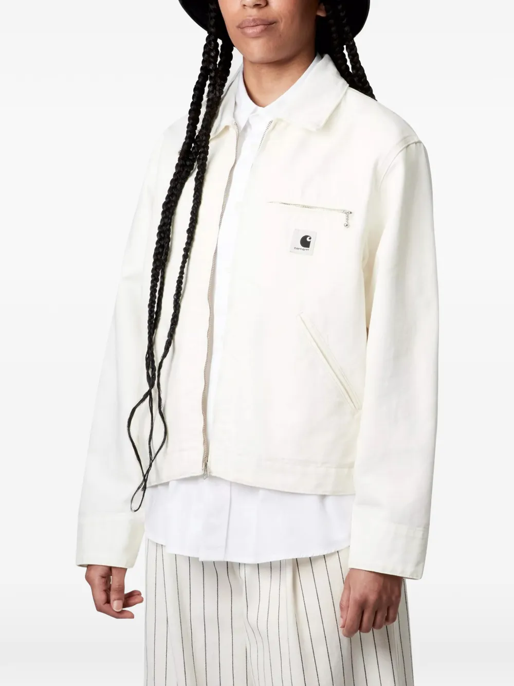 Carhartt WIP W' OG Detroit jack met ritszak Wit