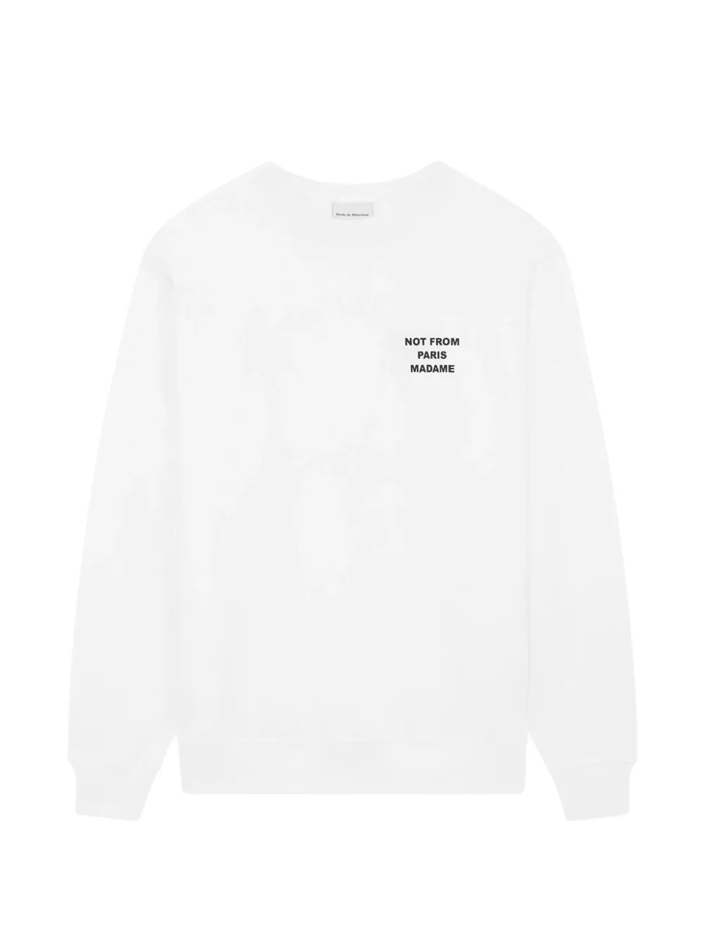 Drôle De Monsieur Felpa girocollo - Bianco