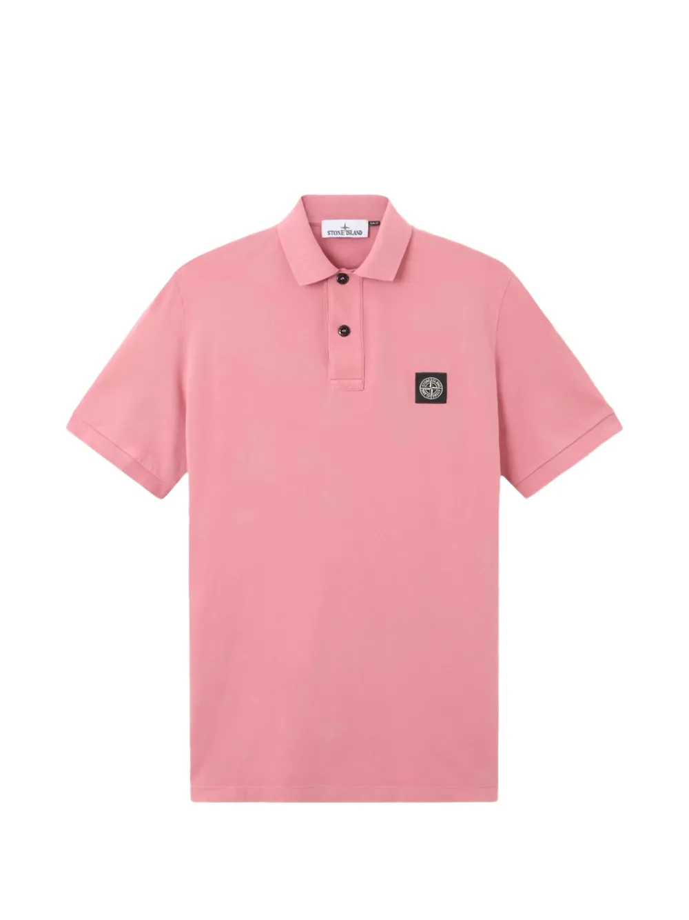 Stone Island short-sleeve polo shirt - Rosa