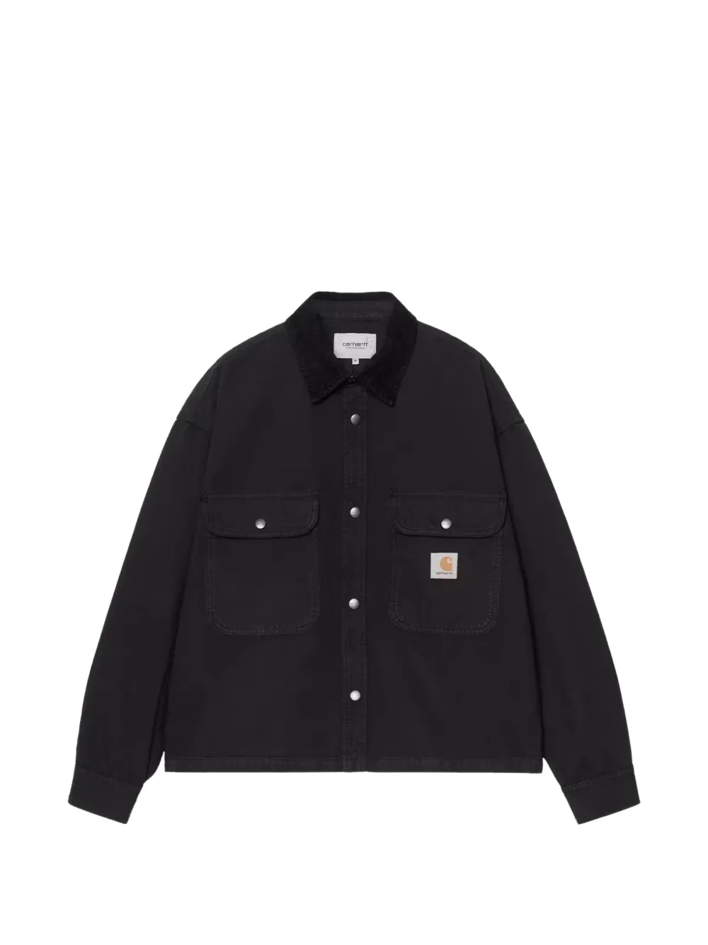 Carhartt WIP Prescott corduroy-collar shirt jacket - Nero