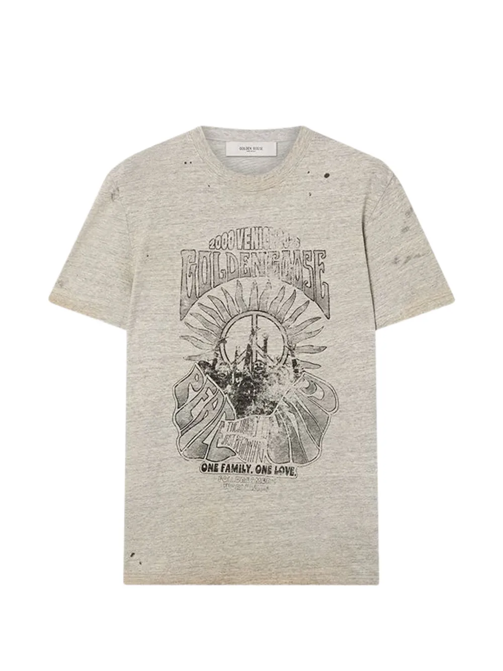 Golden Goose graphic T-shirt | Grey | Image 1