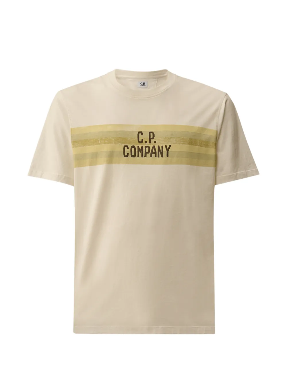 C.P. Company T-shirt con dettaglio a righe - Toni neutri