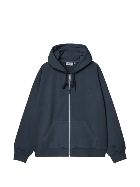 Carhartt WIP logo-embroidered zip-up hoodie