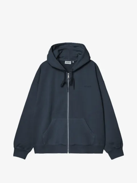 Carhartt WIP hoodie con logo bordado y cierre