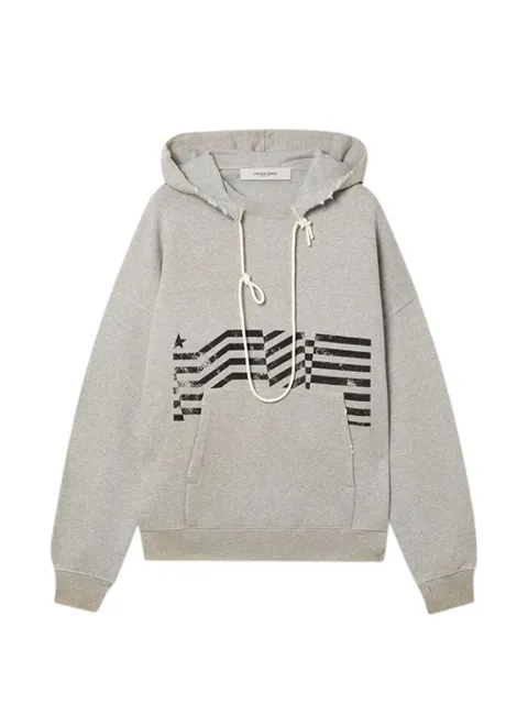 Golden Goose hoodie con efecto envejecido