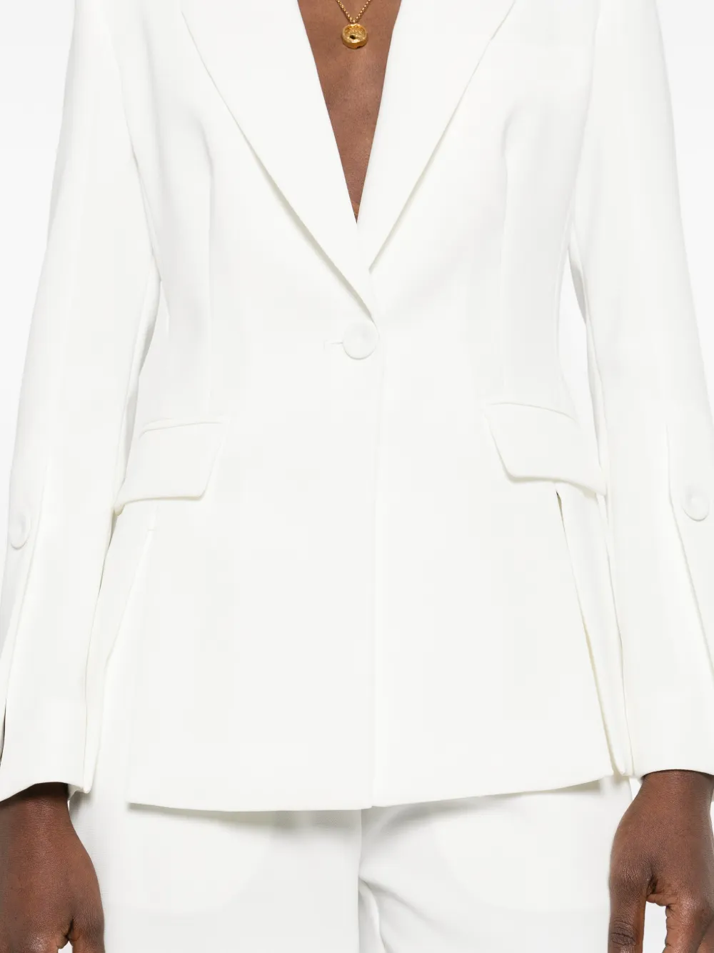 PINKO Colbert met split Wit