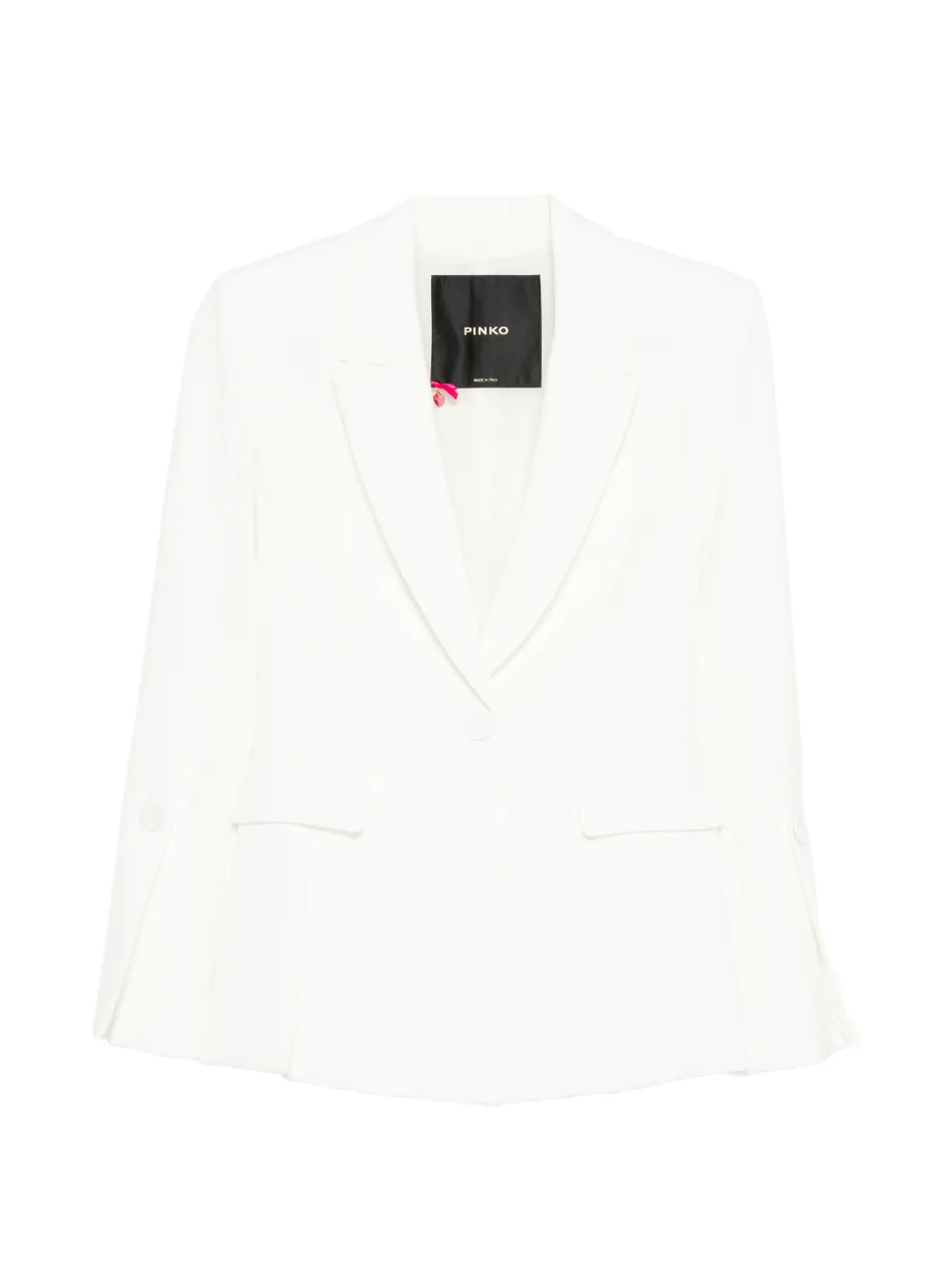 PINKO slits tailored blazer - Bianco