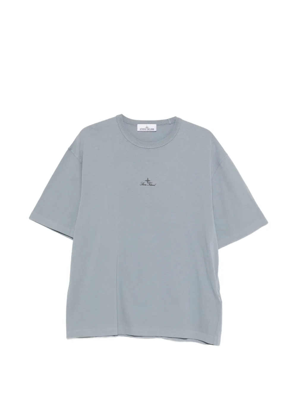 Stone Island T-shirt con logo - Blu