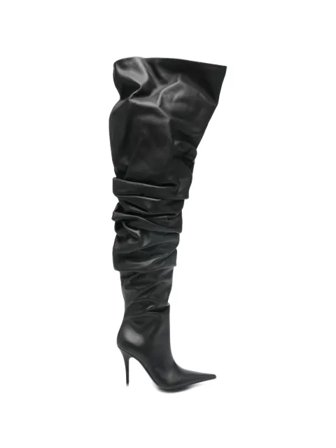 Amina Muaddi Anok thing-high heeled boots