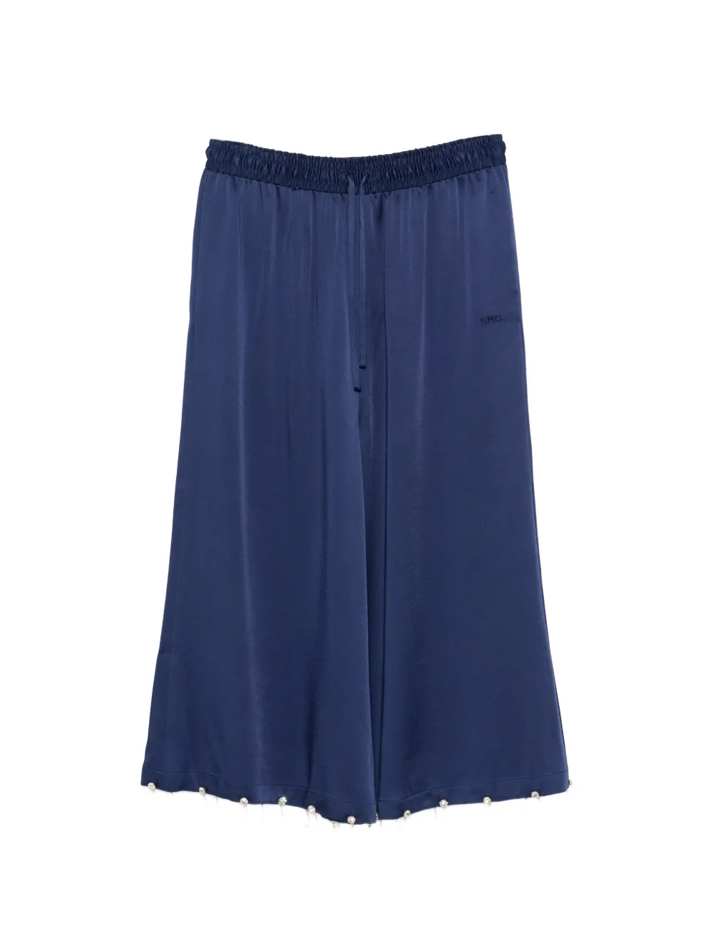 Stella McCartney beaded-trim trousers - Blu