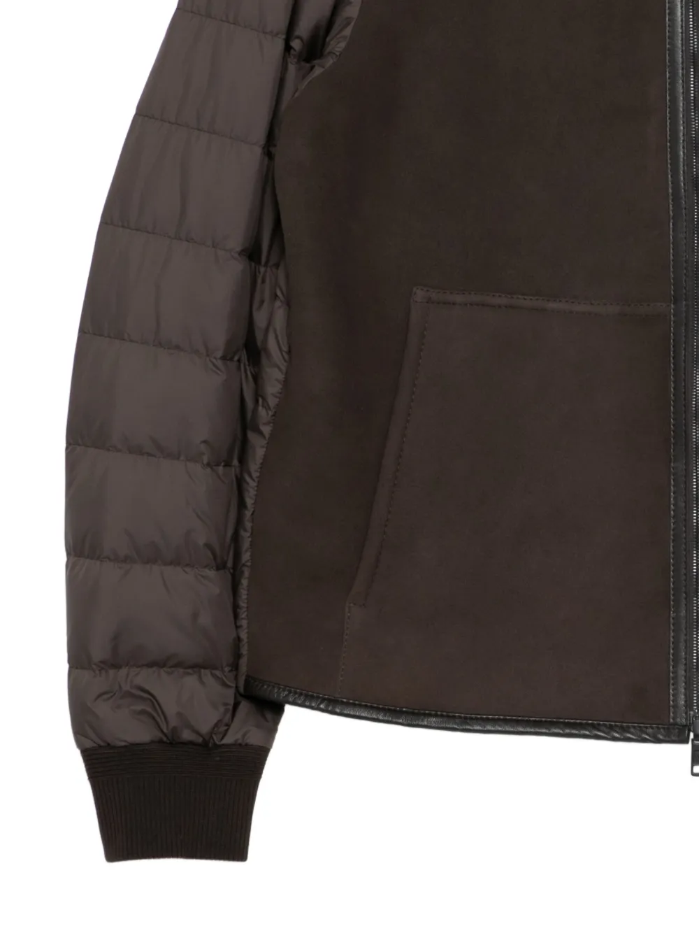  Moncler Crachin Down Jacket - Brown 