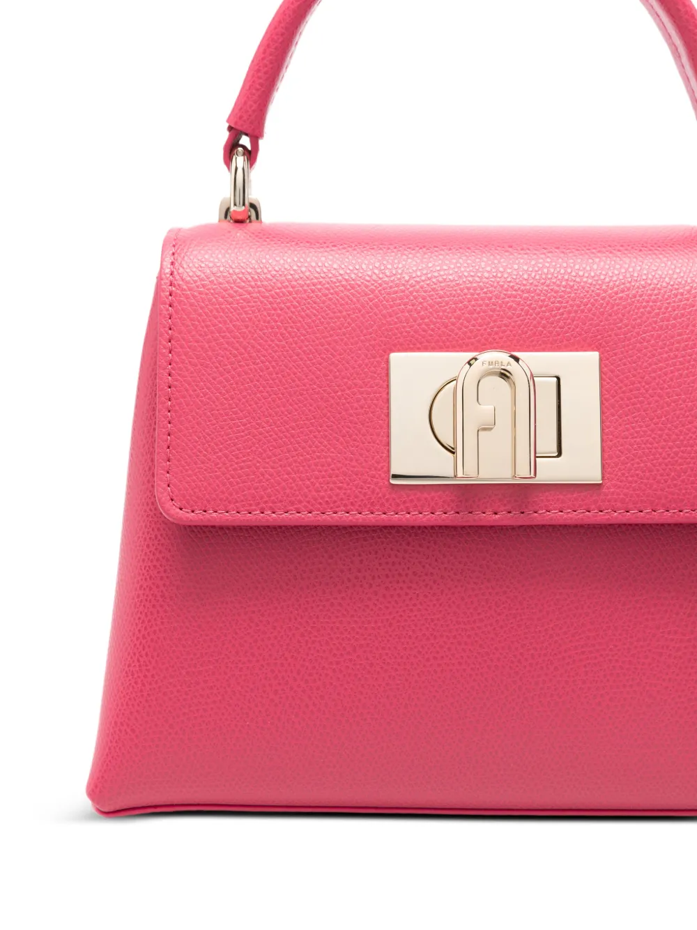 Furla 1927 mini-tas met slot en handvat Roze