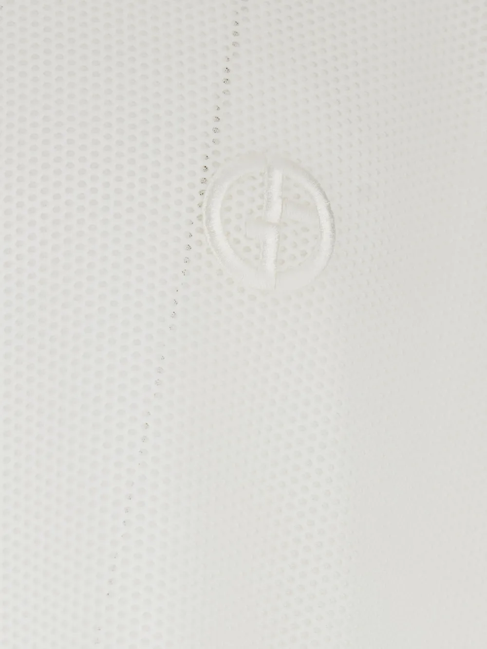 Giorgio Armani T-shirt met logodetail Beige
