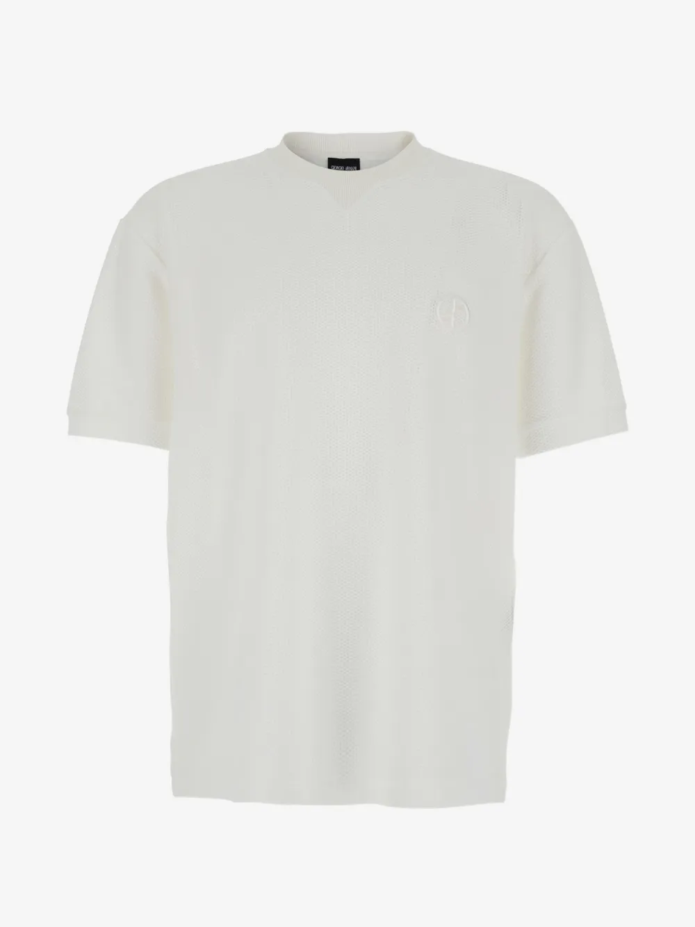 Giorgio Armani logo-detail t-shirt | Neutrals | Image 1