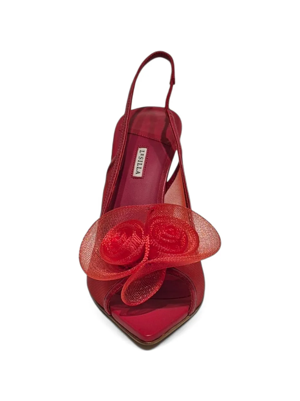 Le Silla Sandalen met bloemdetail Rood